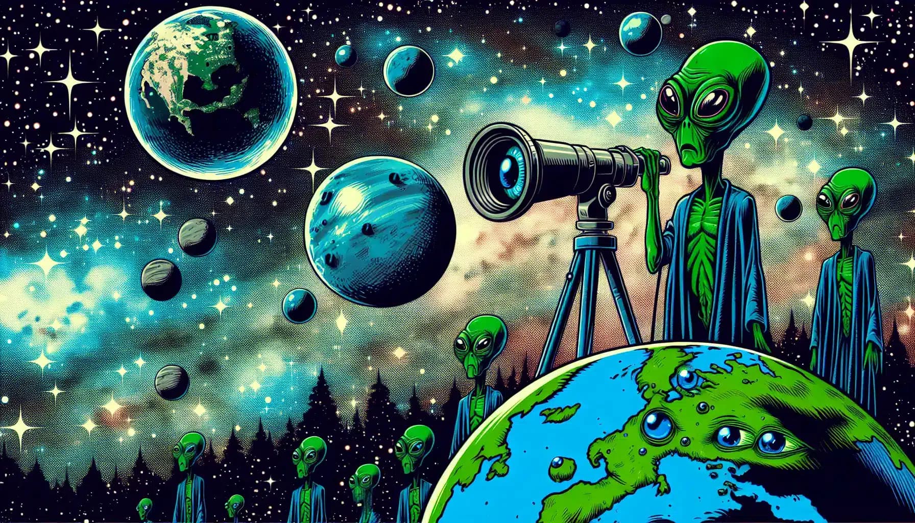 The Cosmic Red Alert: Aliens Among Us?