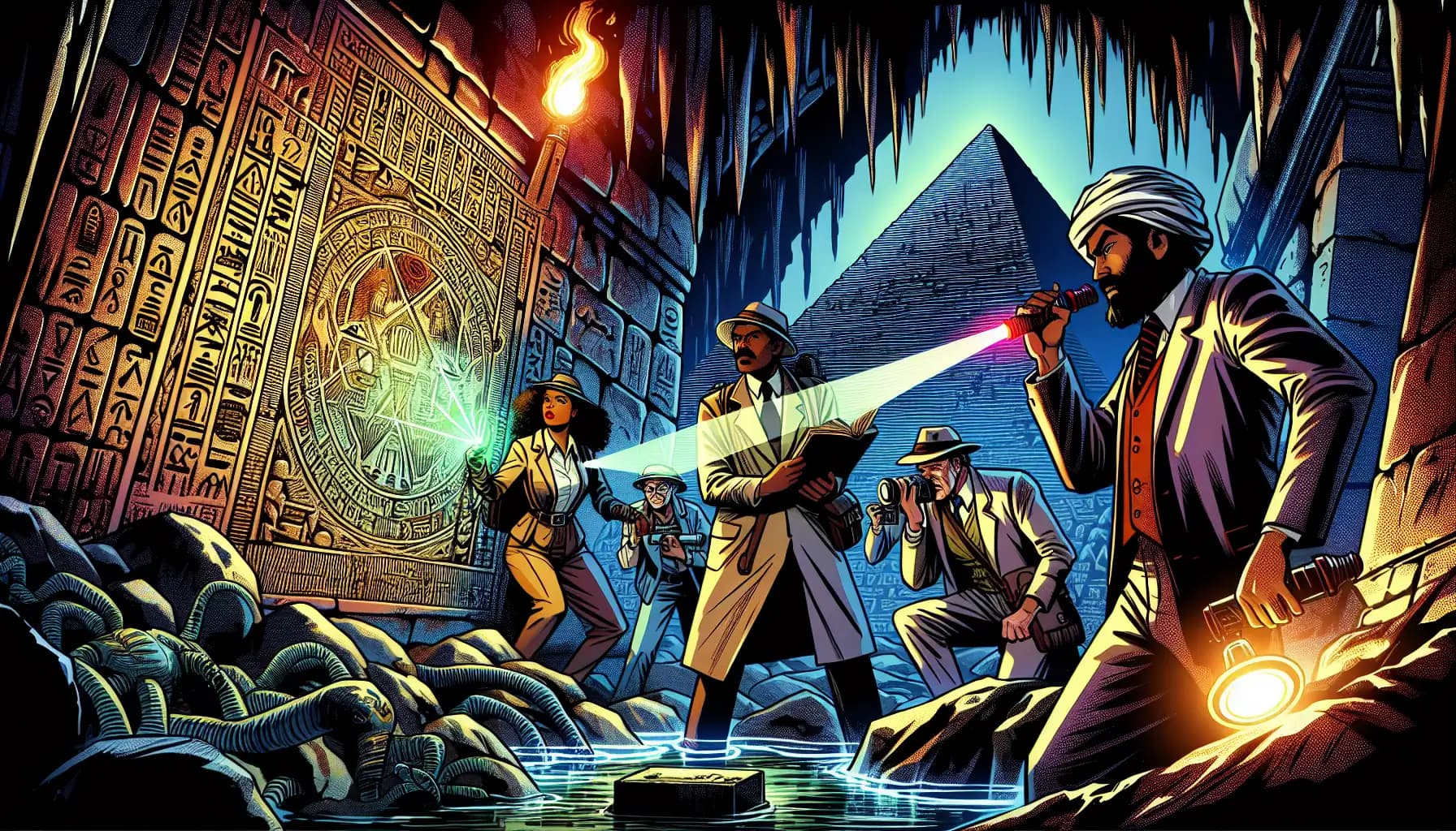 Unveiling the Shadows: Secrets Hidden Beneath the Giza Pyramids