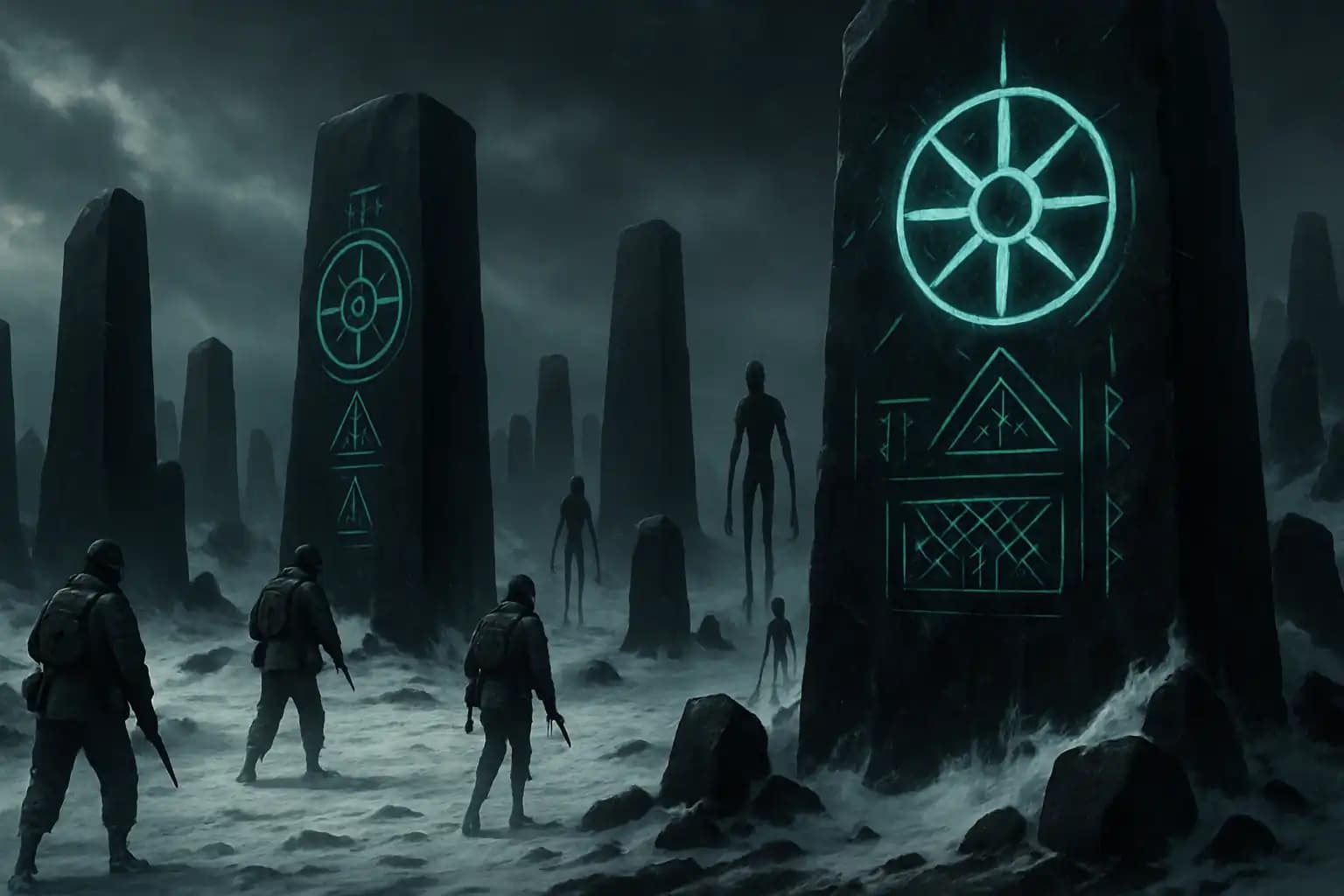 Antarctica’s Hidden Structures: Alien Technology, Black Sun Symbols, and the Great Cover-Up