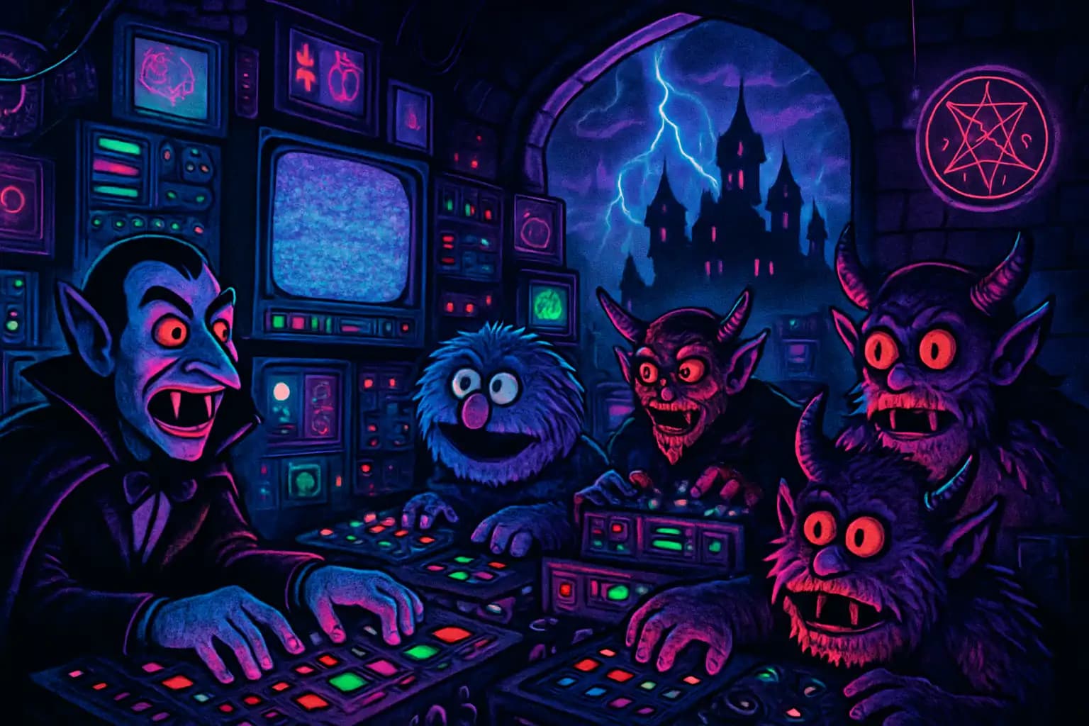 Puppets, Parody, and Pandemonium: Inside Transylvania Television’s Outrageous ‘Dark Night Of The Ejaculatron’