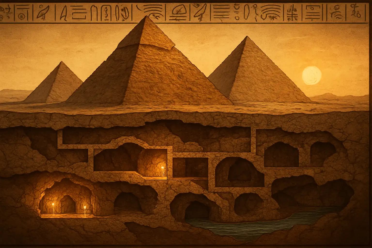 Revelations Beneath the Stones: Probing the Subterranean Mysteries of the Great Pyramids