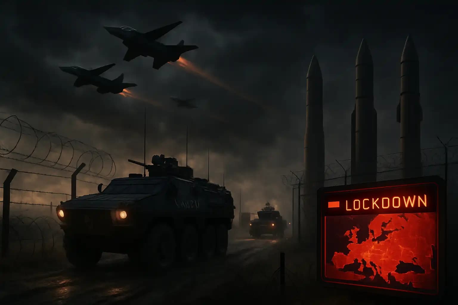 NATO Shuts Boundaries, Airspace, and Goes Nuclear as WW3 Fears Surge