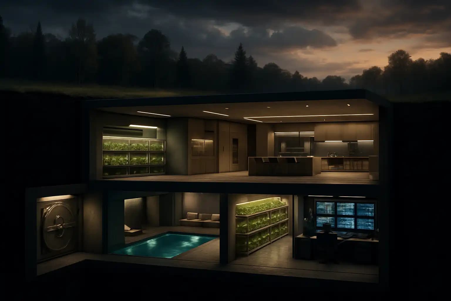 Inside the Billionaire Bunker Boom: The Psychology, Tech, and Real Estate Powering the Elite Survival Craze