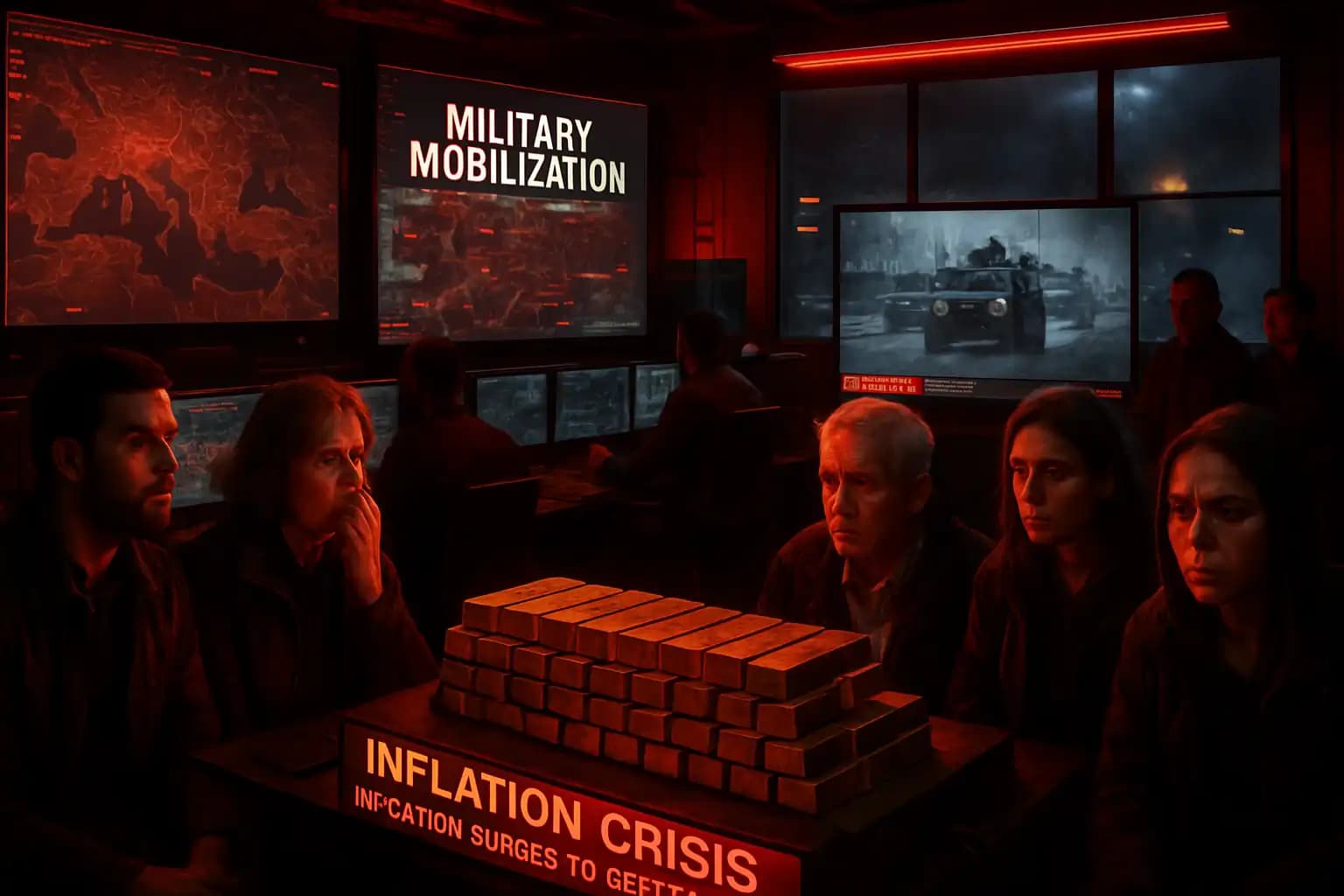 World War 3 Mobilization: U.S. Military Surge, Russian Decapitation Fears, and the Gold Safe Haven